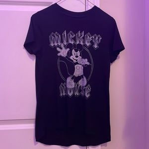 No specified size. Black Mickey Mouse design on the front.